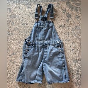 GAP Blue Denim Overalls with Adjustable Straps